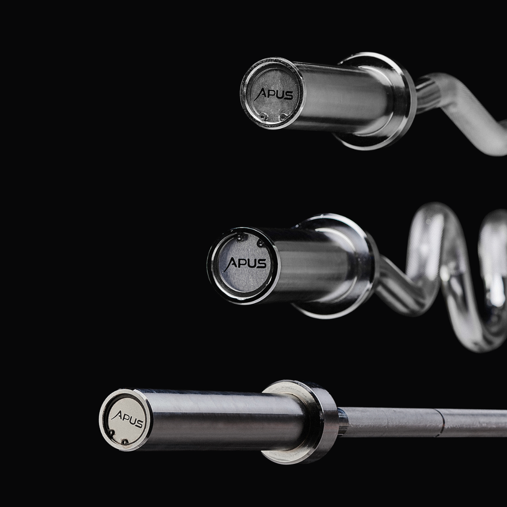 Barbells close up shot