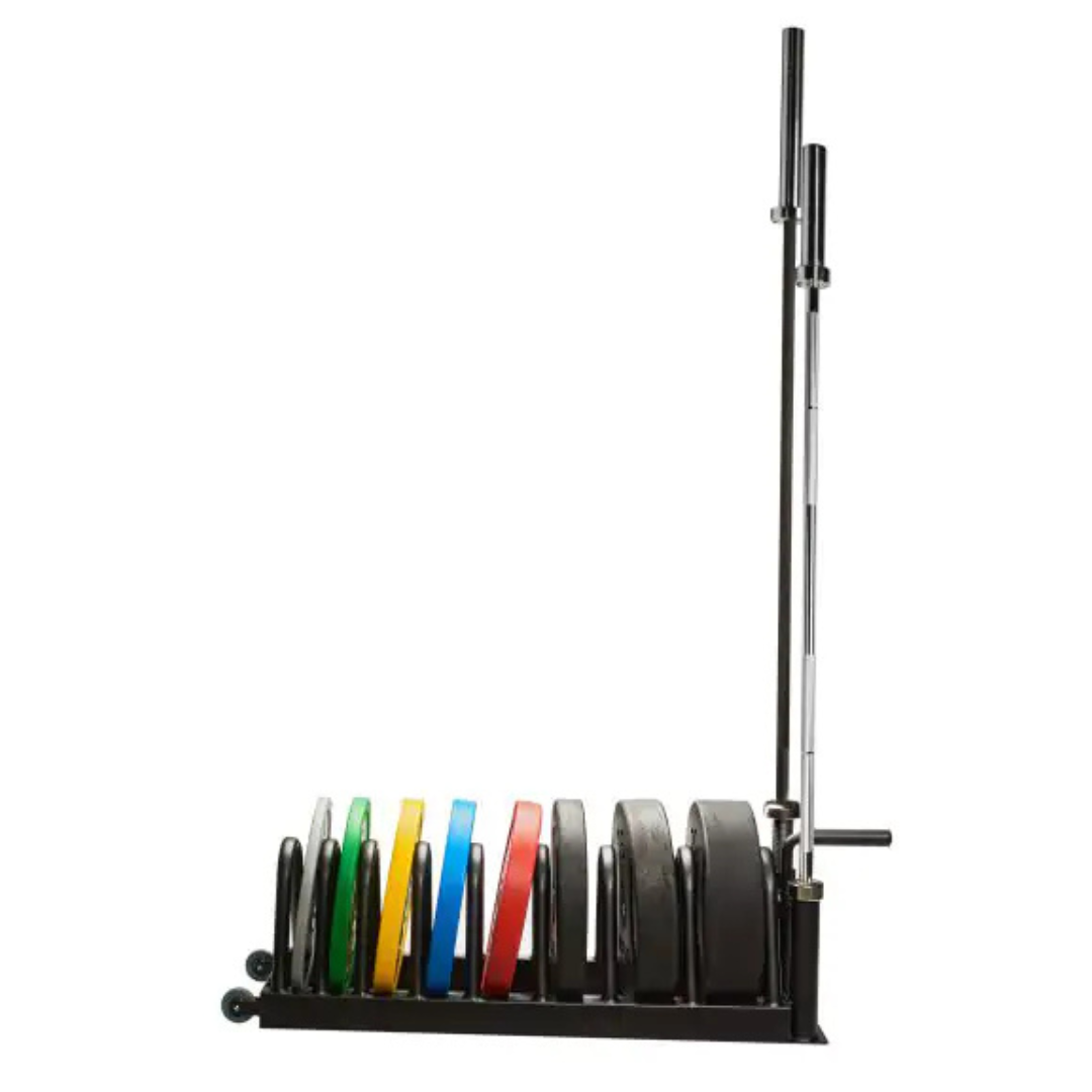 APUS Bumper Plate Trolley – Efficiënt, Stabiel en Verrijdbaar