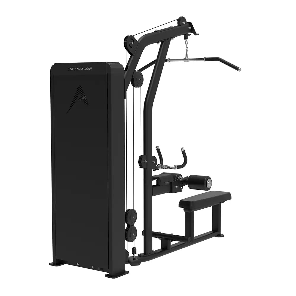 APUS latt pull down & seated row zijkant