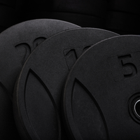 Apus black weight plates detail shot
