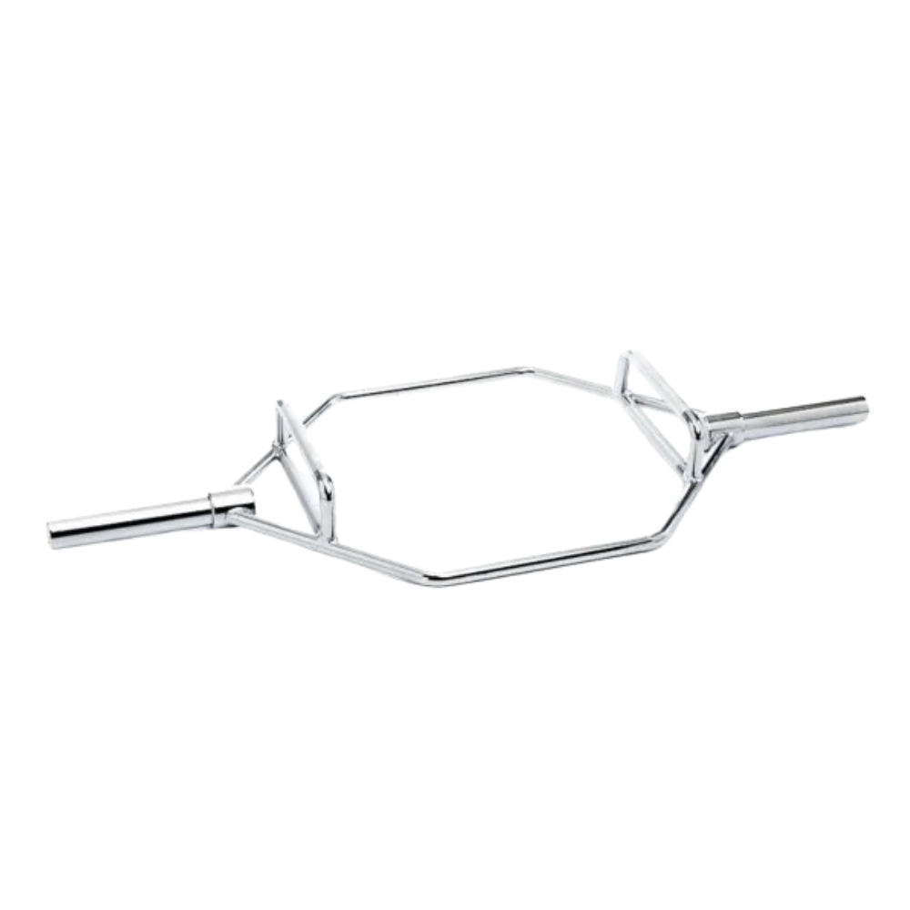 Barbell hex bar chroom voor deadlifts en 50 mm schijven