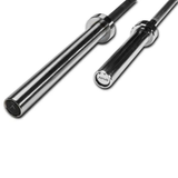 Verchroomde halterstang 220 cm voor home gym