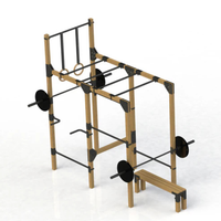 Calisthenics outdoor gym Fitness Pro Double in luxe tuin