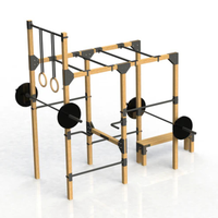 Calisthenics outdoor gym Fitness Pro Double in luxe tuin