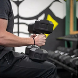 Zeshoekige dumbbell gewichten met rubber coating en stalen grip