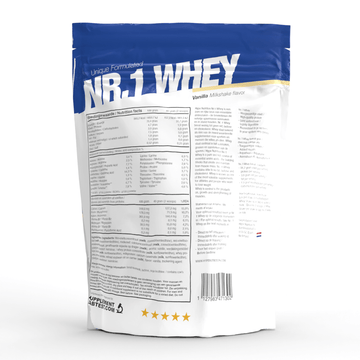 Nr.1 Whey Proteïne 2000g Vanille – premium eiwitpoeder