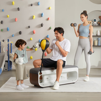 Compact thuis fitness apparaat met verstelbare fitnessbank familie