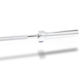 Professionele barbell met chroom coating en dubbele knurl grip