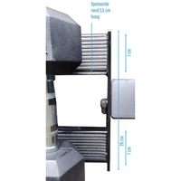 Dumbbell rek professioneel voor sportschool en home gym organisatie close up afmetingen