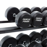 Dumbbell rek professioneel voor sportschool en home gym organisatie met pu dumbbells