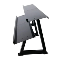 Groot dumbbellrek voor hex en ronde dumbbells zijkant