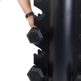 Dumbbell opbergrek compact ontwerp voor georganiseerde home gym 