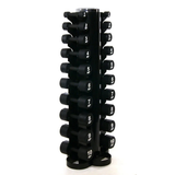 Opbergrek dumbbell toren zwart voor micro en hex dumbbells fitness  PU Urethaan Micro dumbbells