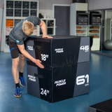 Plyometric box set stapelbaar voor functionele training