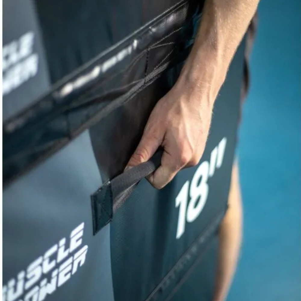 Fitness box set professioneel voor explosieve workouts close up handle