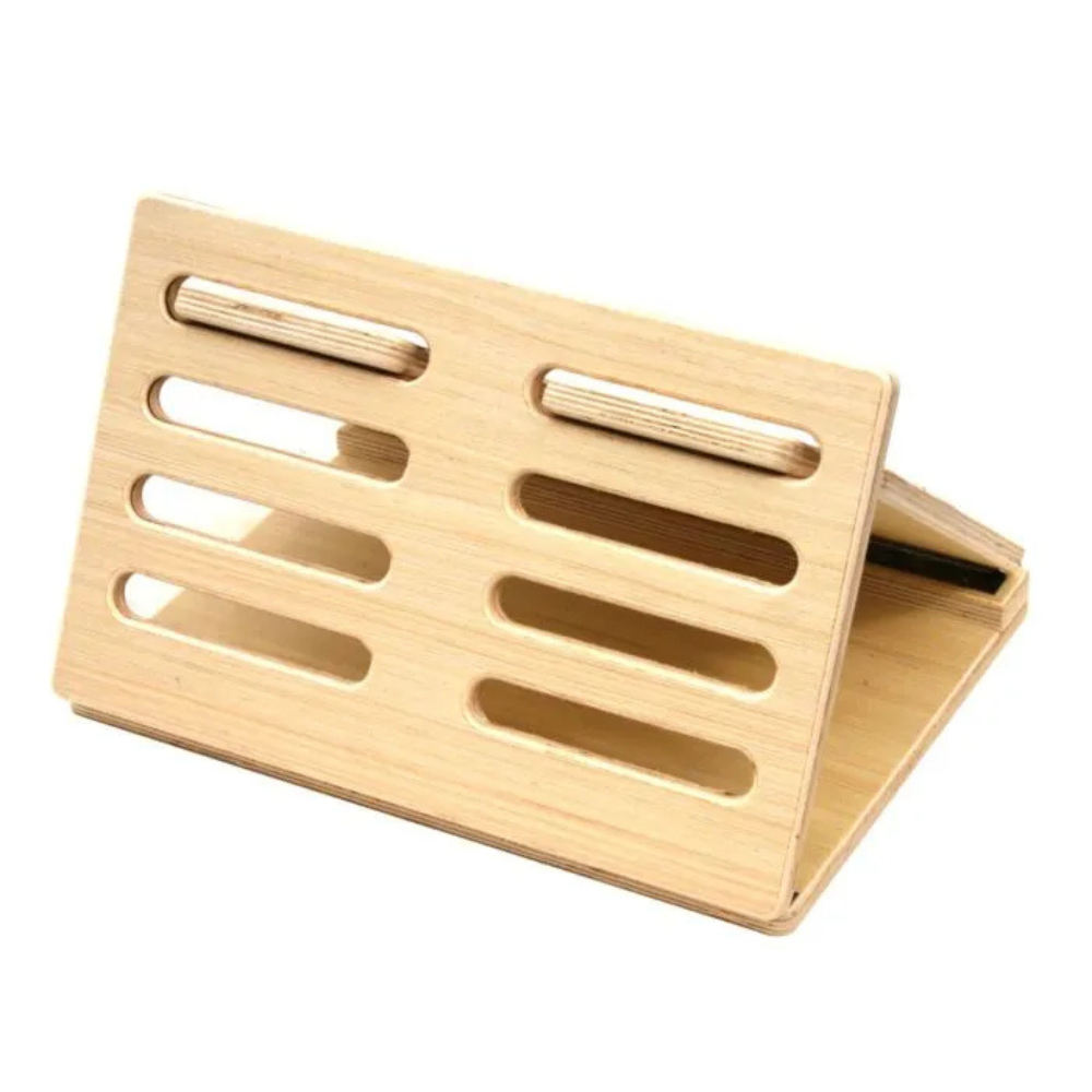 Slant board verstelbaar houten fitness hulpmiddel voor kuit en enkel training