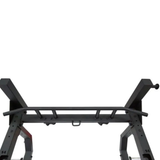 Muscle Power multifunctioneel squat rack MP2391 met pull-up en krachttraining setup pill up close up