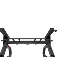 Muscle Power multifunctioneel squat rack MP2391 met pull-up en krachttraining setup pill up close up