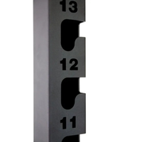 Muscle Power multifunctioneel squat rack MP2391 met pull-up en krachttraining setup close up