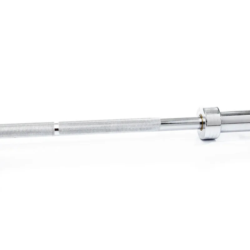 Barbell 220 cm BASIC Chroom halterstang voor 50 mm schijven close up