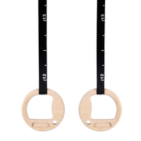 Muscle Power Multigrip Houten Ringen Set