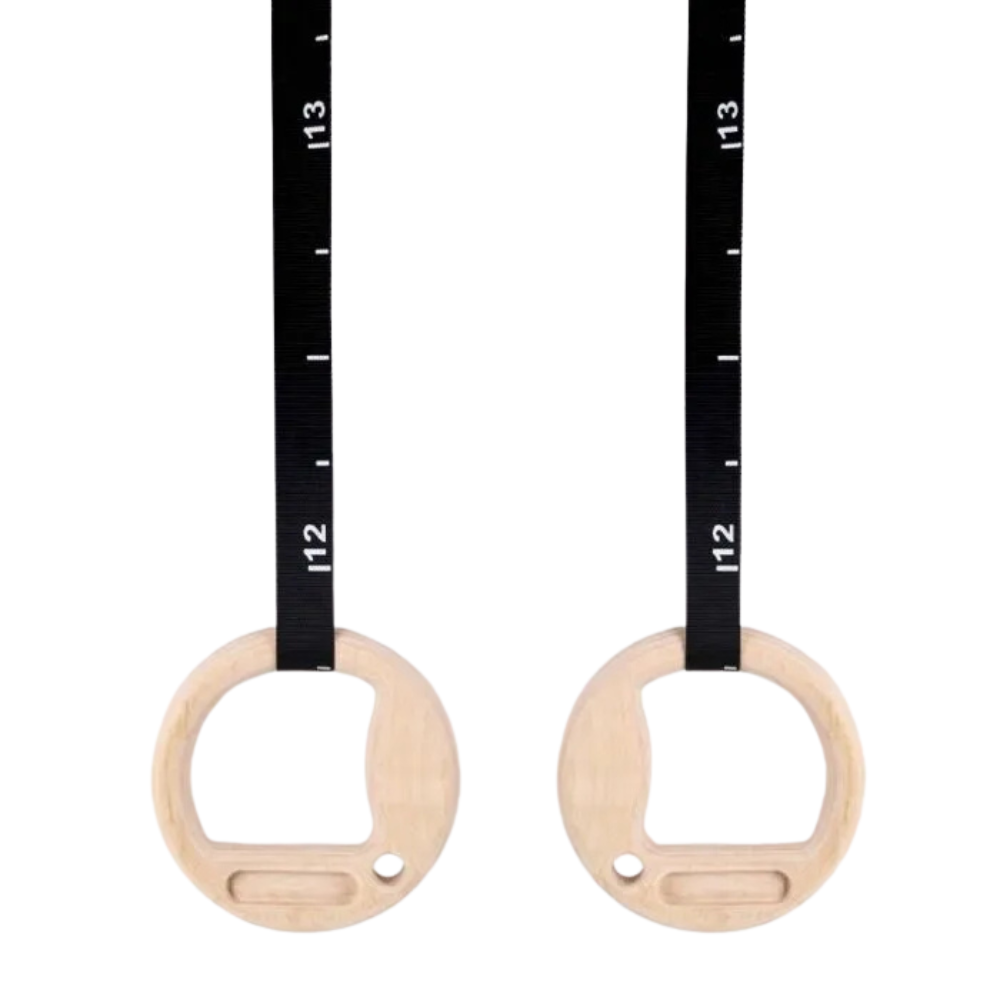 Muscle Power Multigrip Houten Ringen Set