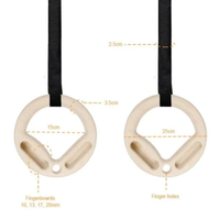 Muscle Power Multigrip Houten Ringen Set