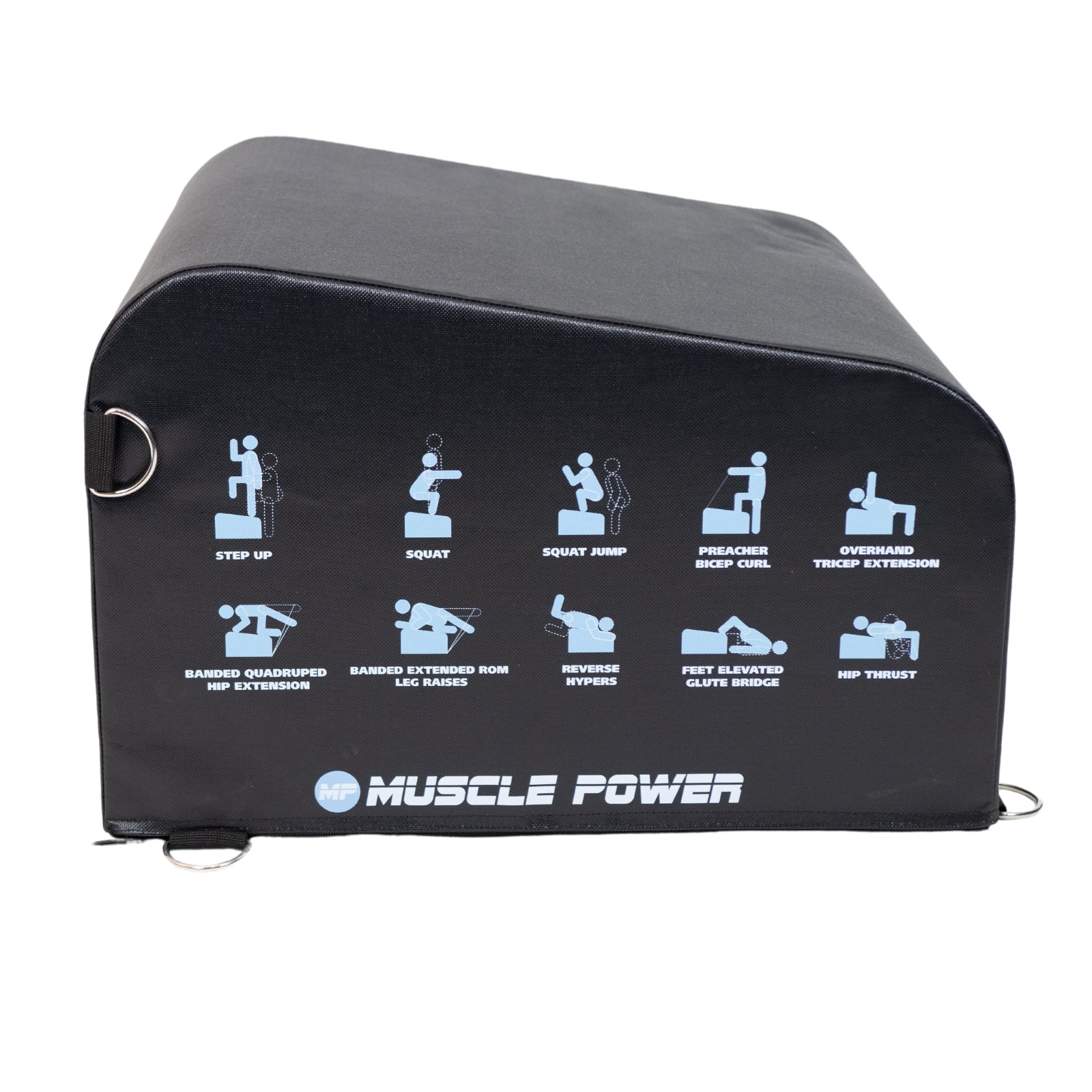  Hip Thrus- Hip thrust  Box zwart - Muscle Power