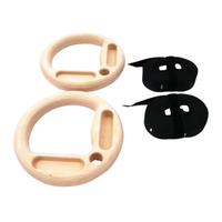 Muscle Power Multigrip Houten Ringen Set