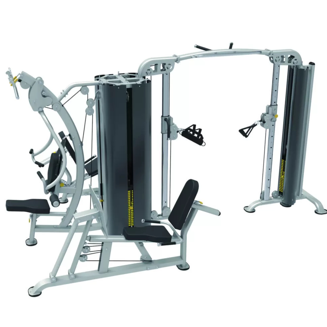 Oemmebi 5 Station-Multi-Gym krachtstation – luxe full-body fitnessapparaat