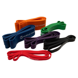 Weerstandsbanden complete set met verschillende powerbands voor krachttraining 