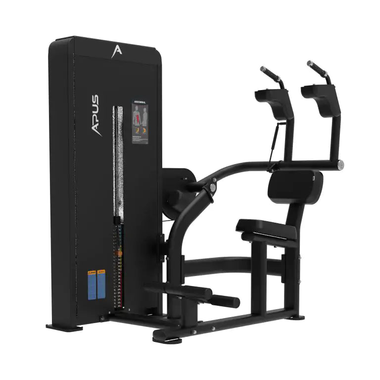 APUS abdominal crunch machine professioneel fitness apparatuur