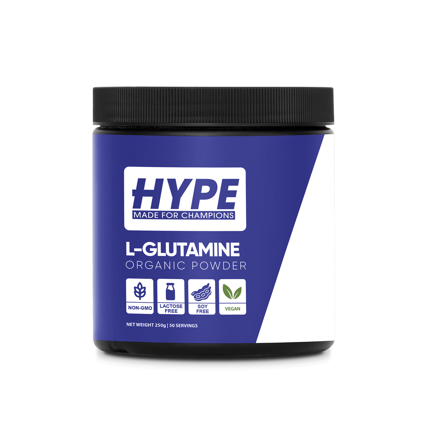 Hype Nutrition L-Glutamine – Zuiver Aminozuur voor Herstel, Darmgezondheid & Immuunbalans
