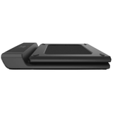 Compacte loopband bureau met opvouwbaar design ingeklapt